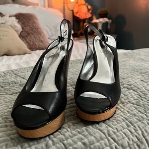 Jessica Simpson black heels